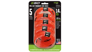 EGO PRE-CUT .095" TWISTED TRIMMER LINE – 5 PACK