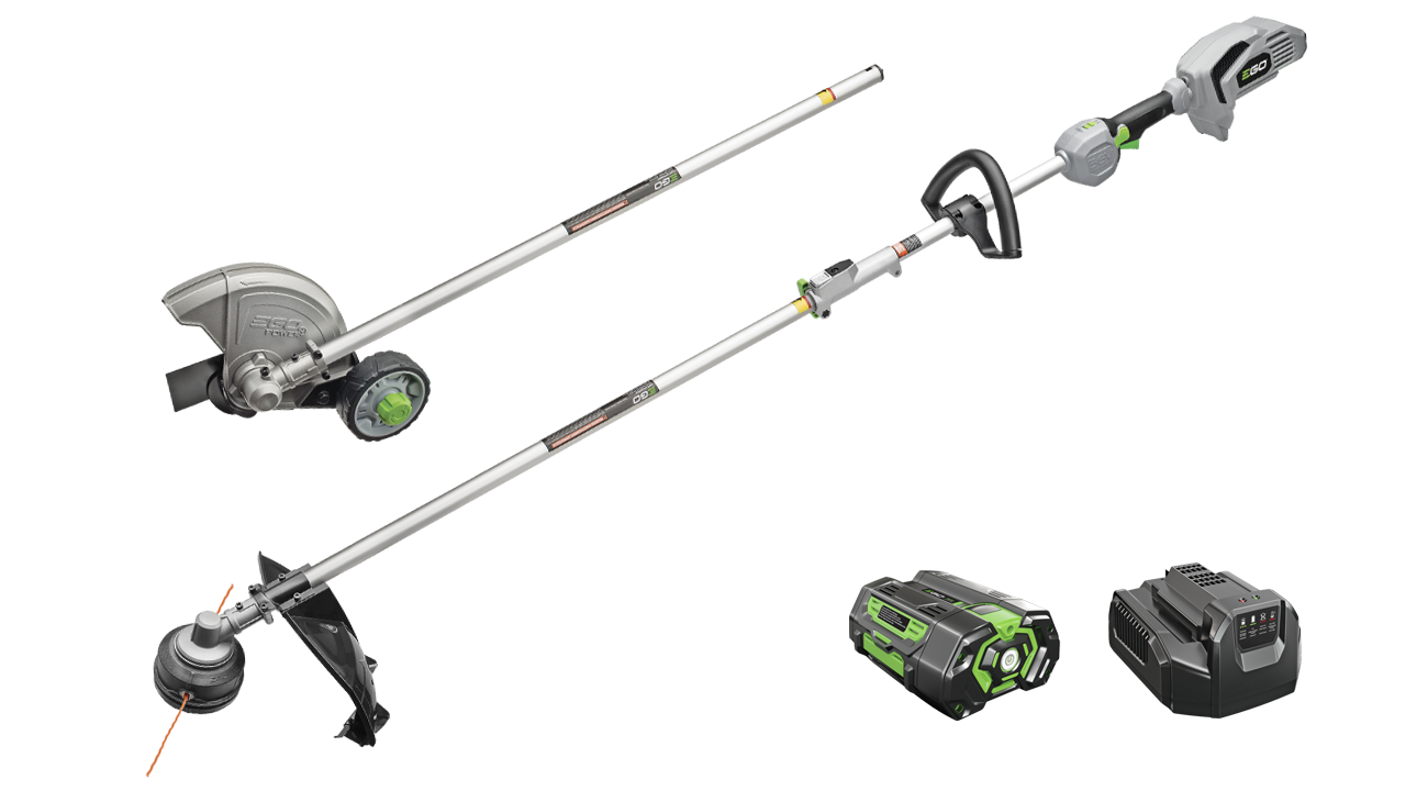 POWER+ MULTI-HEAD COMBO KIT; 15" STRING TRIMMER, 8" EDGER & POWER HEAD WITH 5.0AH BATTERY AND STANDARD CHARGER